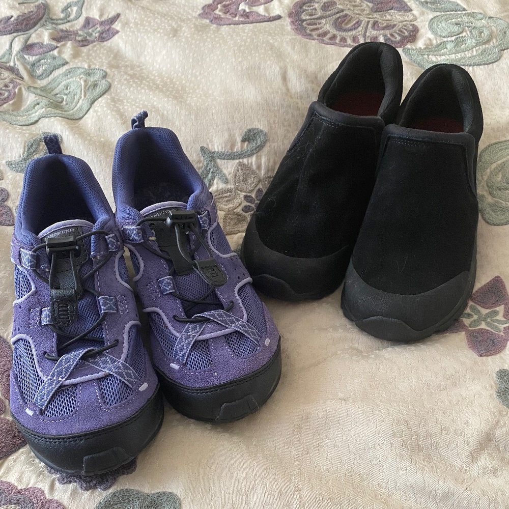Lands End: 2 pairs every day/activewear shoes